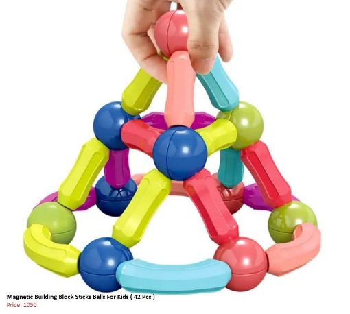 Picture of Magnetic Building Block  Sticks Balls